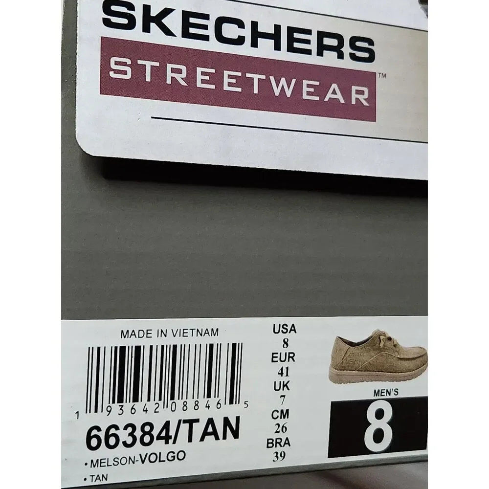 Skechers Melson‑Volgo Men’s 8 Tan
